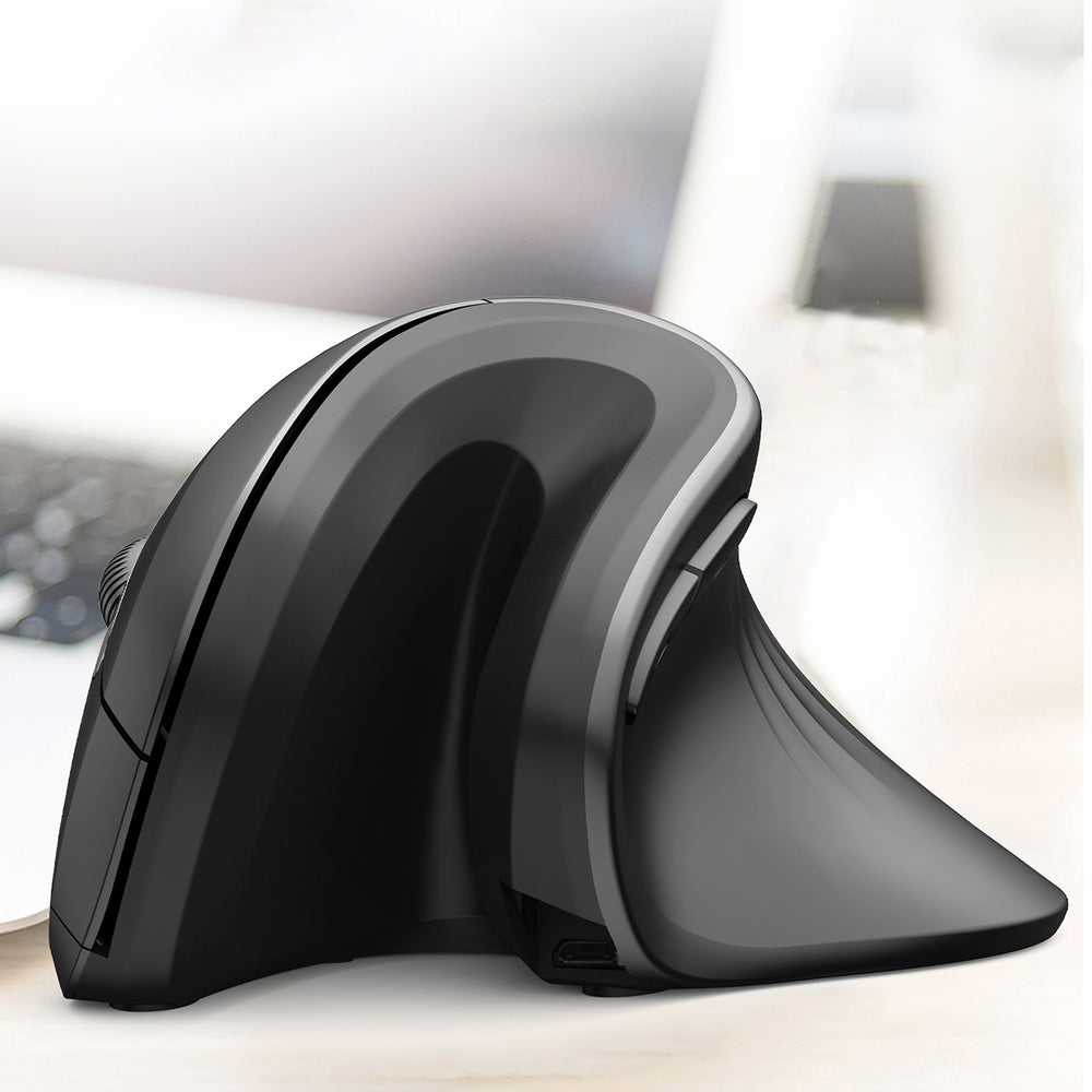 Wozinsky WWM-1076 Wireless Vertical Ergonomic Mouse 3600 DPI - Black