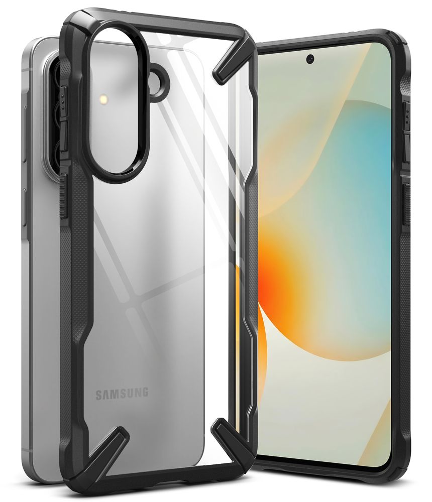 Ringke Fusion X Case til Samsung Galaxy A57 5G - Klar og sort