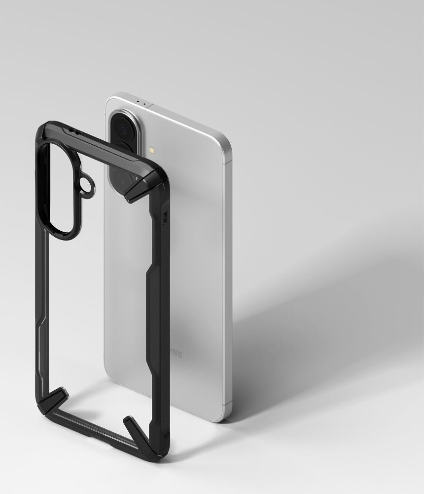 Ringke Fusion X Case til Samsung Galaxy A57 5G - Klar og sort
