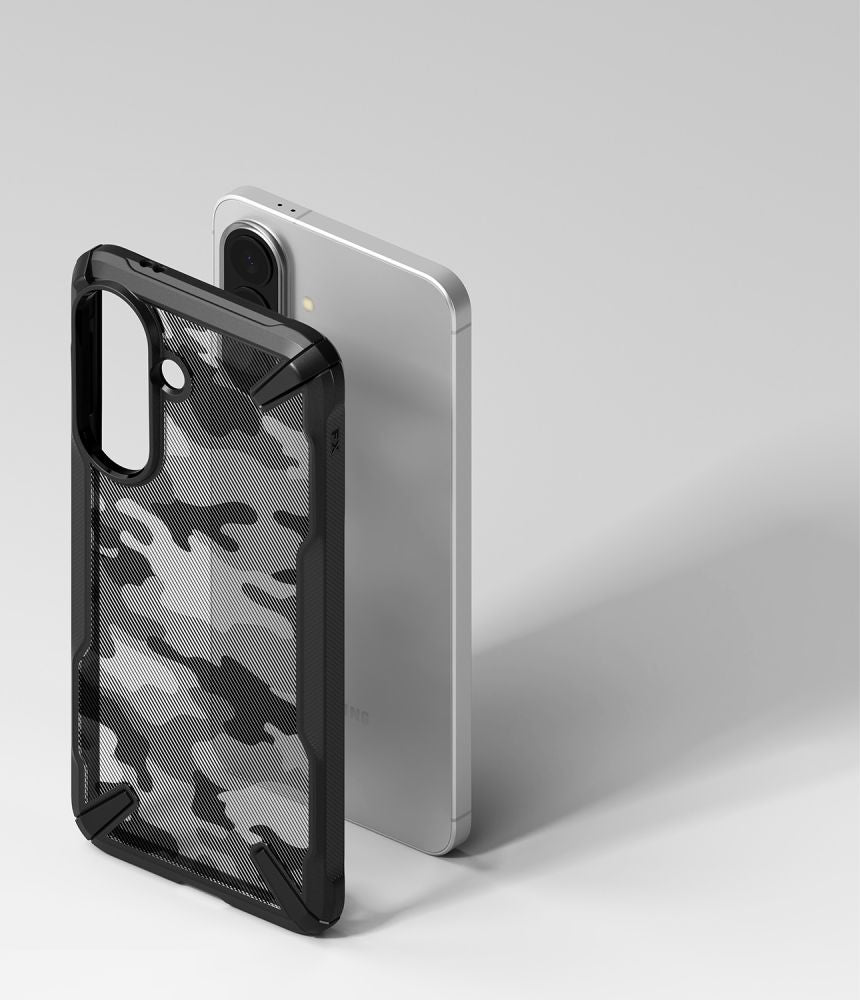 Ringke Fusion X Case til Samsung Galaxy A57 5G - sort og grå