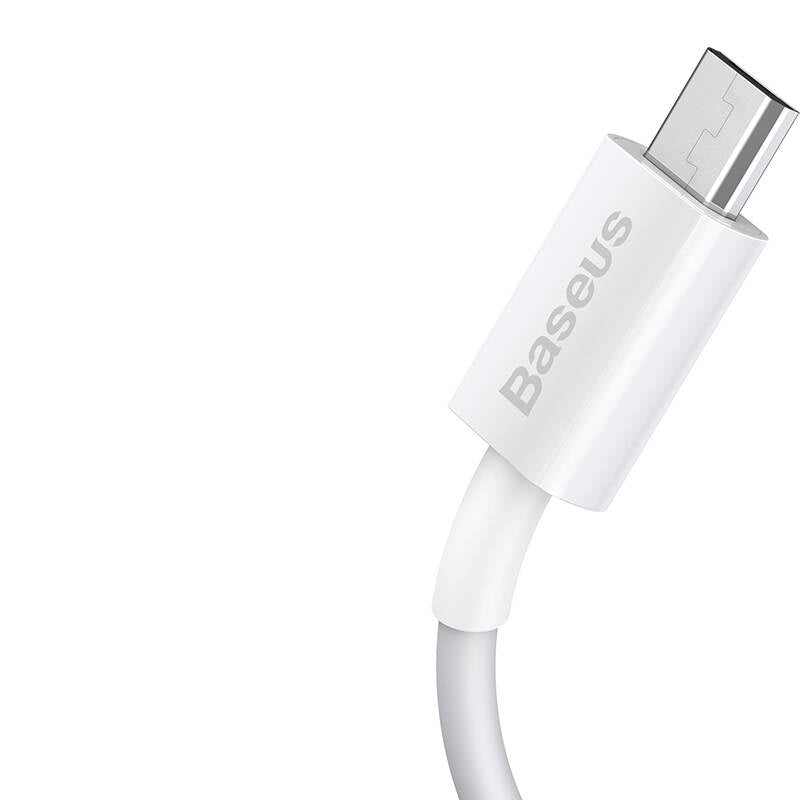 Baseus Superior-serien Kabel USB til micro USB, 2A, 1m (hvid)