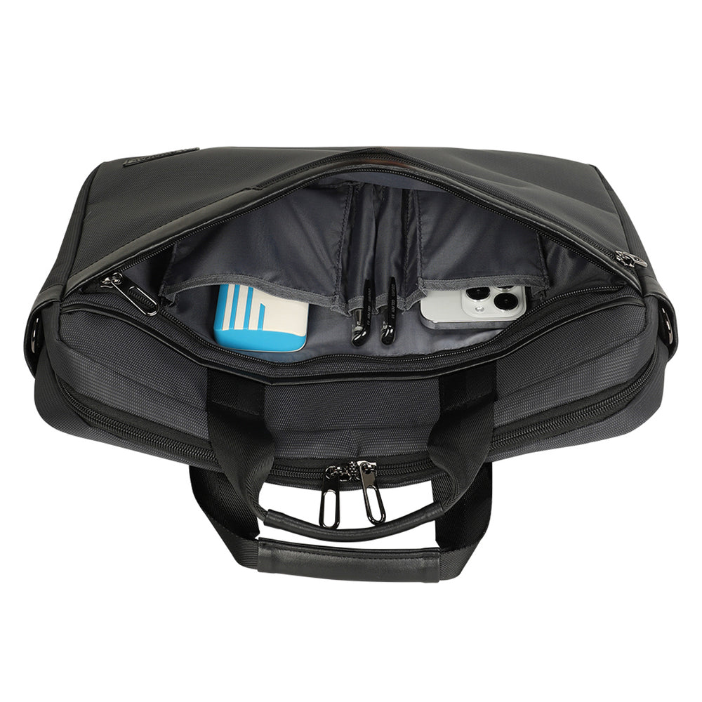 Wozinsky WET-15 15.6" Laptop Bag with Handle and Adjustable Shoulder Strap - Black