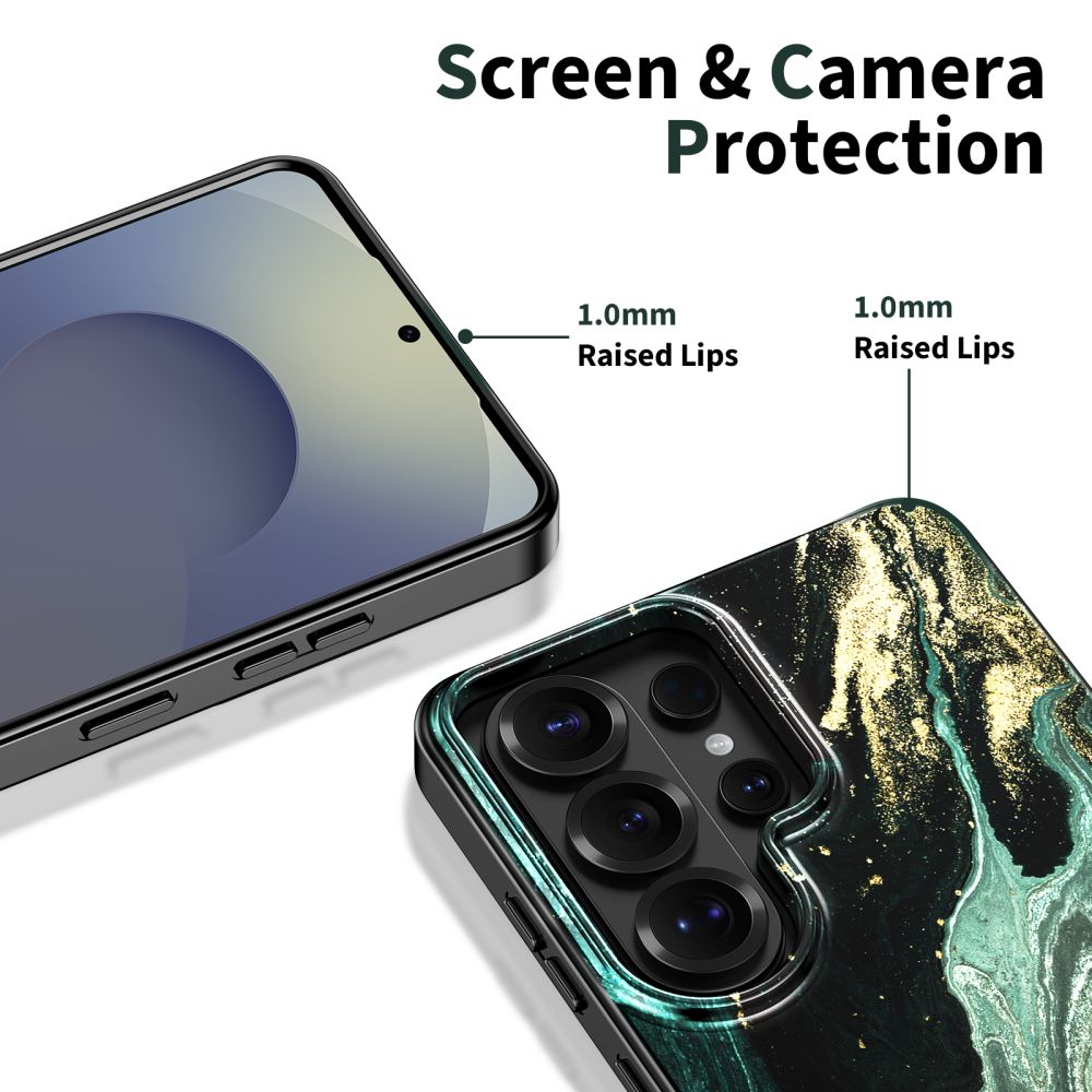 Tech-Protect Lamano MagSafe Case til Samsung Galaxy S26 Ultra - sort og grøn