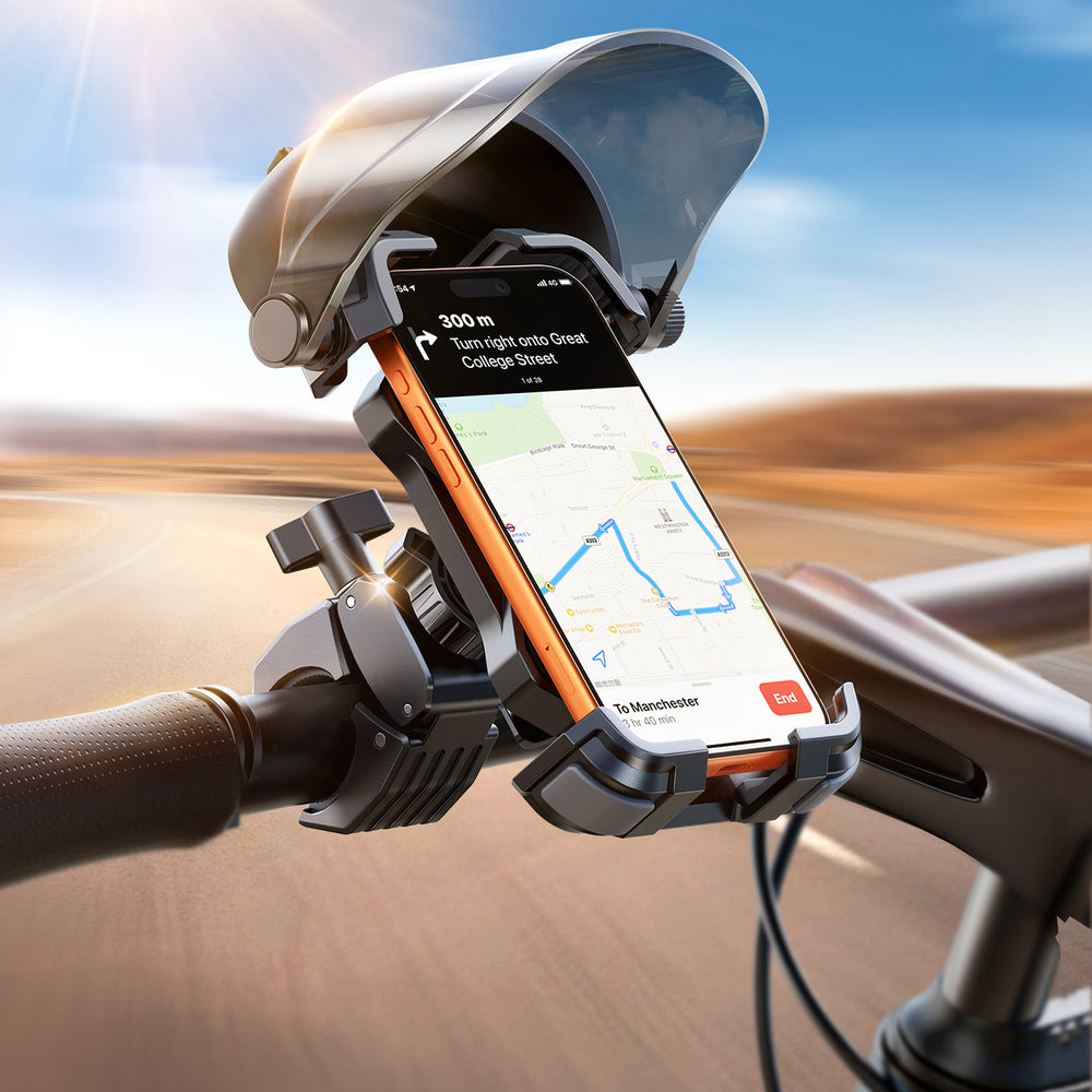 Joyroom JR-ZS528 Bike Holder with Sun Visor - Black