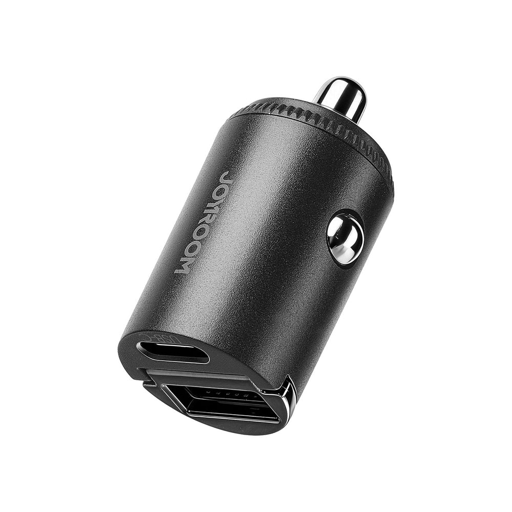Joyroom JR-CCN18 65W USB-A USB-C Biloplader - sort