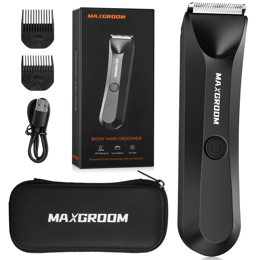 MAXGROOM RFCD-9087 multifunktions trimmer med LED-lys - sort