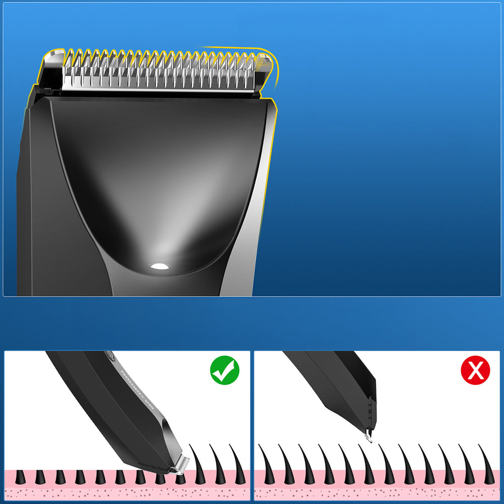 MAXGROOM RFCD-9087 multifunktions trimmer med LED-lys - sort