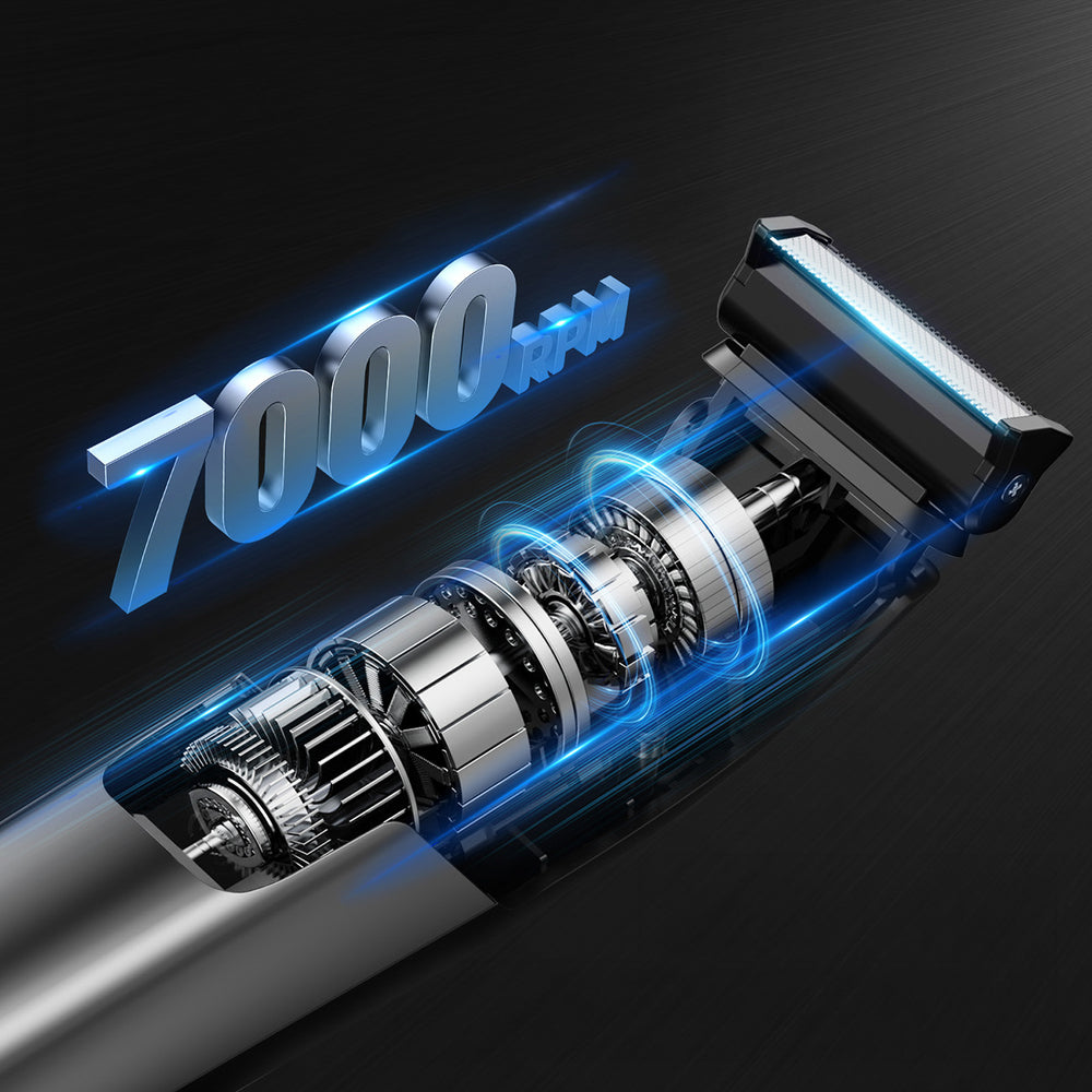 MAXGROOM M-319 multifunktions trimmer med udskiftelige spidser - sort