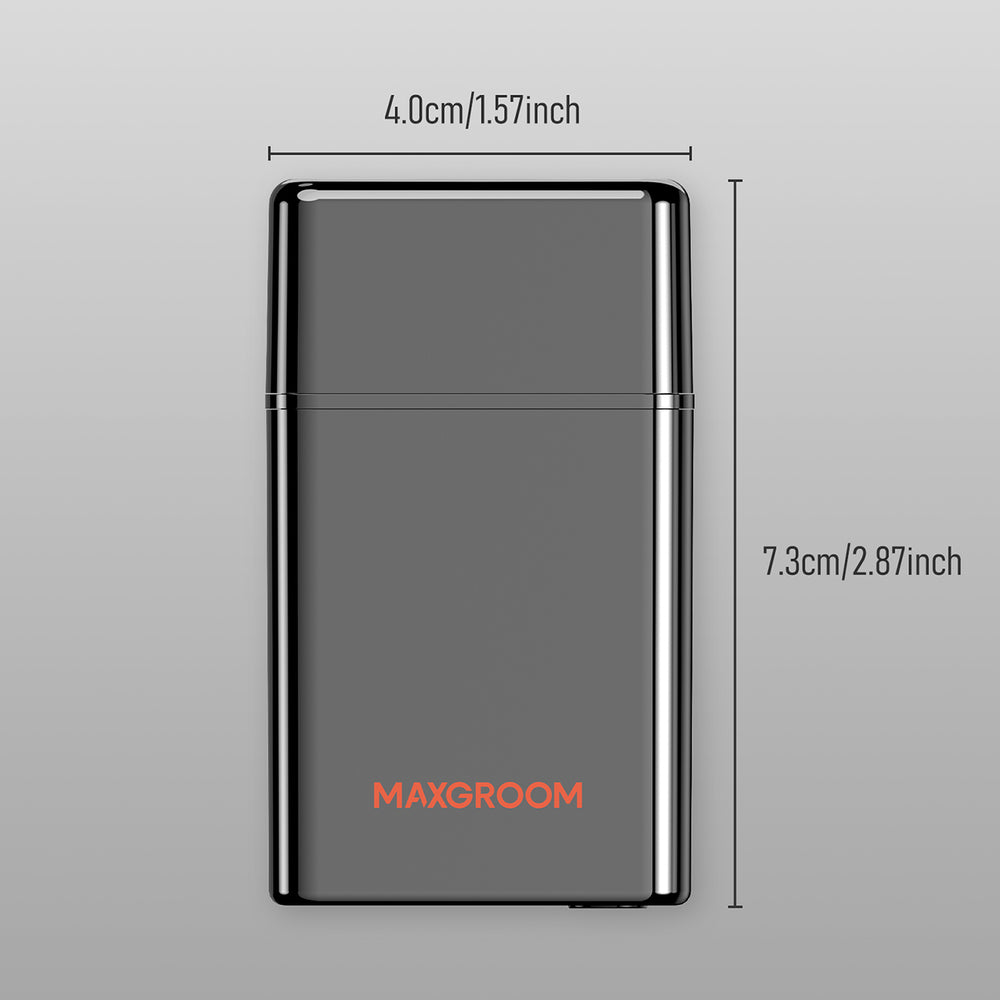MAXGROOM M-5580 2-i-1 elektrisk barbermaskine - sort