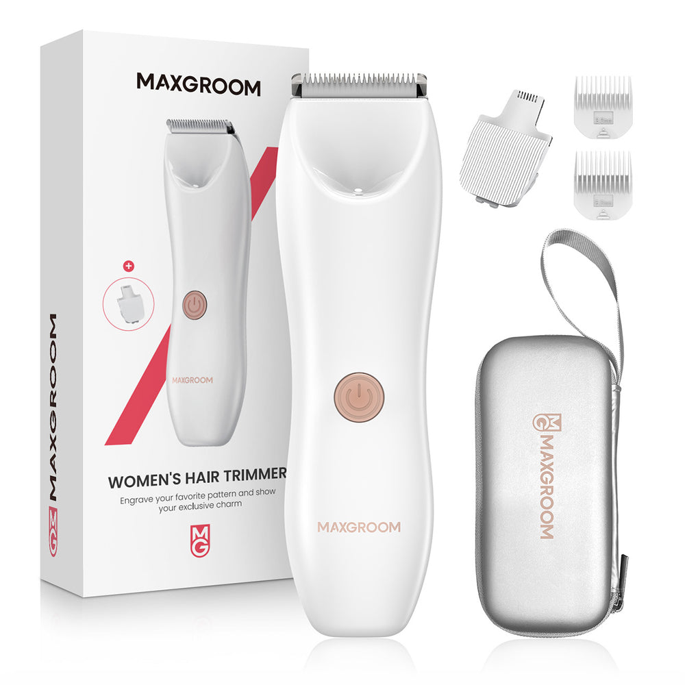 MAXGROOM M-9082 2-i-1 Trimmer til kvinder - hvid