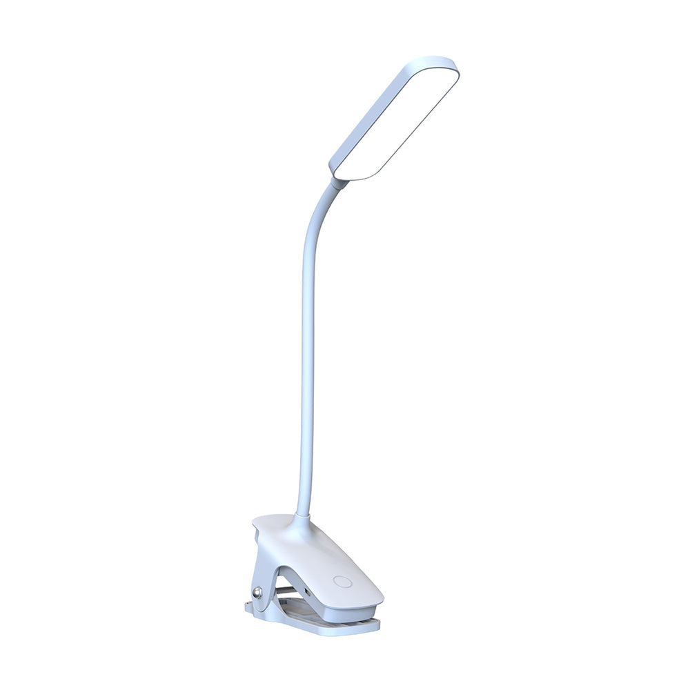 Wozinsky VT-02 Mini LED Reading Lamp with Clip and USB-C Cable 80 cm - White