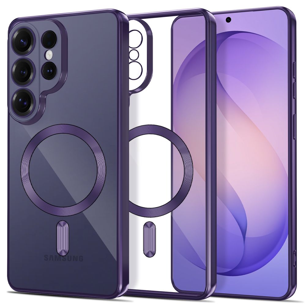 Tech-Protect MagFlex MagSafe Case til Samsung Galaxy S26 Ultra - gennemsigtig lilla