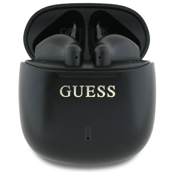 Guess Printed Classic Logo Bluetooth trådløse hovedtelefoner - sort