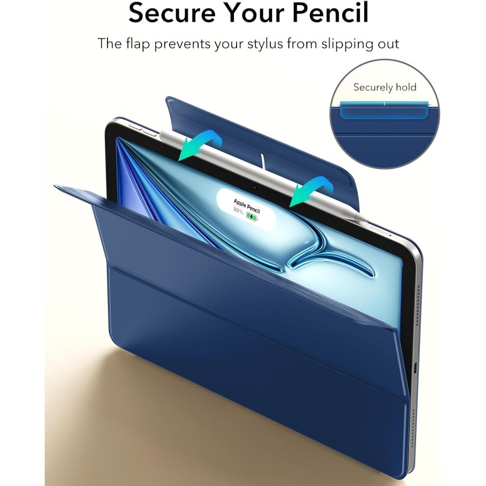 ESR Rebound Magnetisk Case til iPad Air 10.9" (2020/2022) / 11" (2024/2025/2026) - Navy Blue