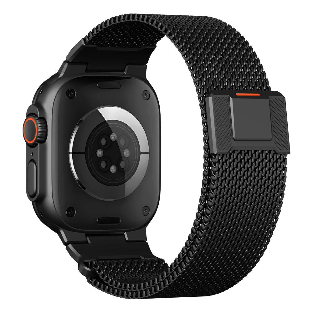 Tech-Protect Milano Vanguard armbånd til Apple Watch (44 / 45 / 46 / 49 mm) - sort