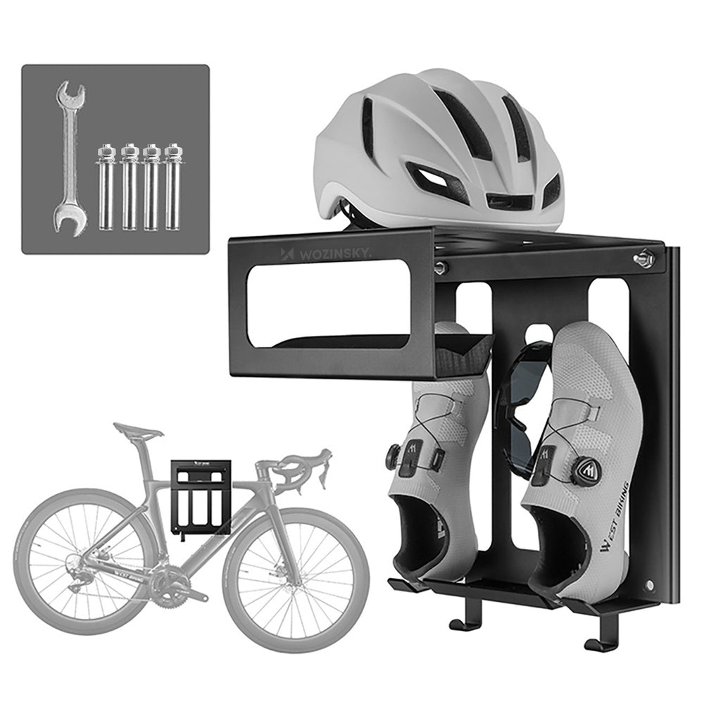 Wozinsky WSW-02S Bike Hanger for 16-29" Bikes with Mounting Kit - Black