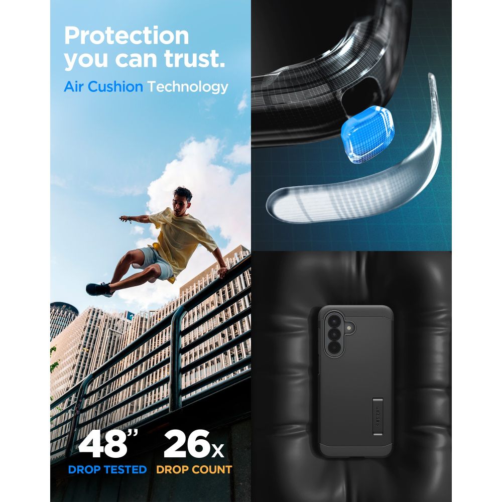 Spigen Tough Armor Case til Samsung Galaxy A57 5G - sort