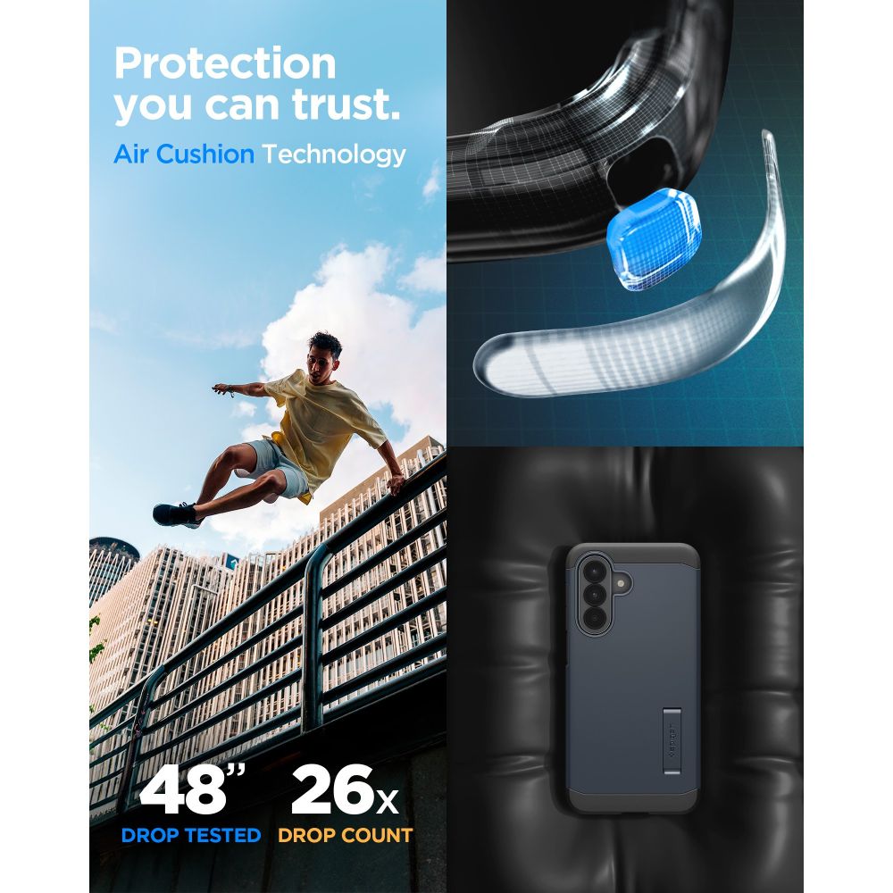 Spigen Tough Armor Case til Samsung Galaxy A57 5G - Navy Blue