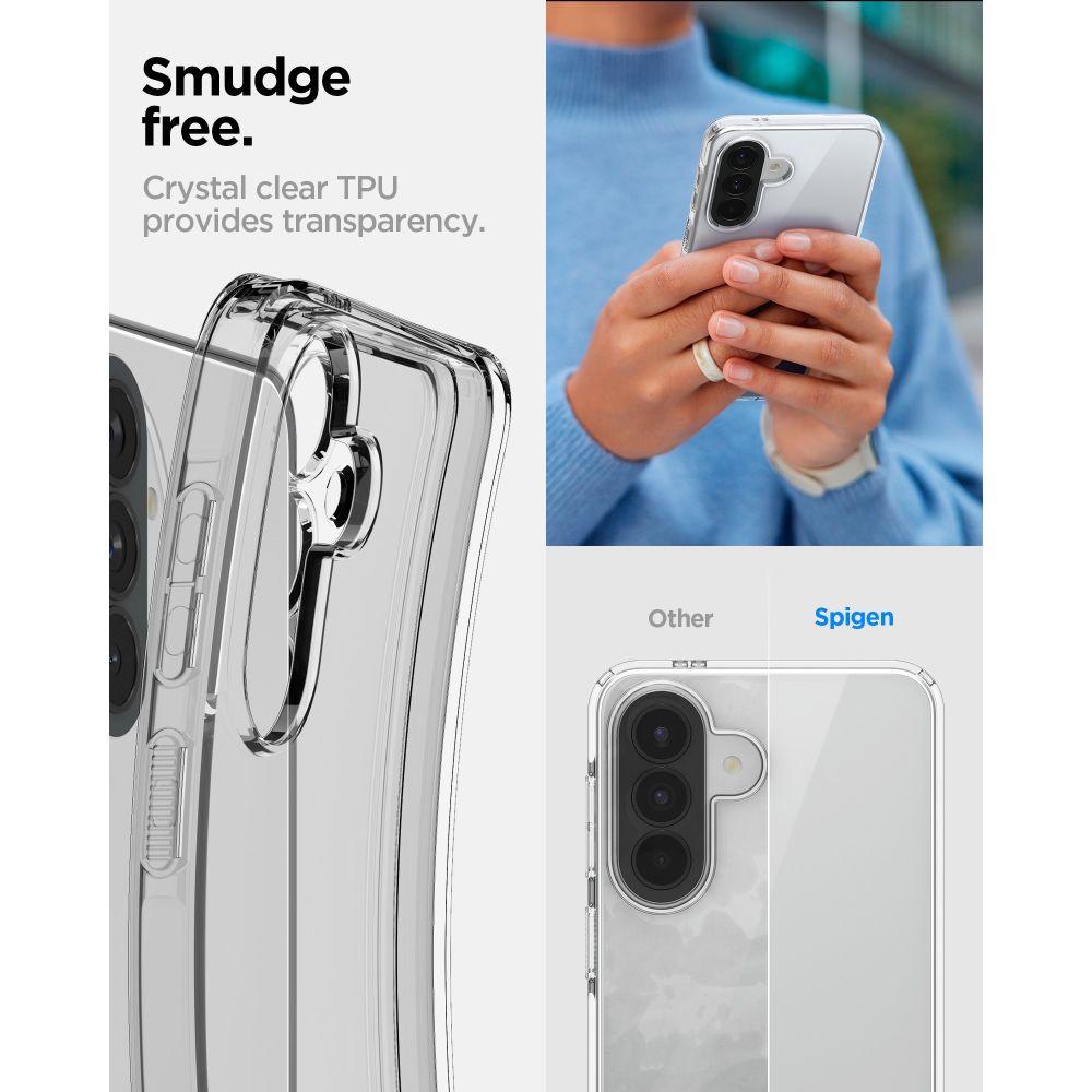 Spigen Liquid Crystal Case til Samsung Galaxy A57 5G - Gennemsigtig