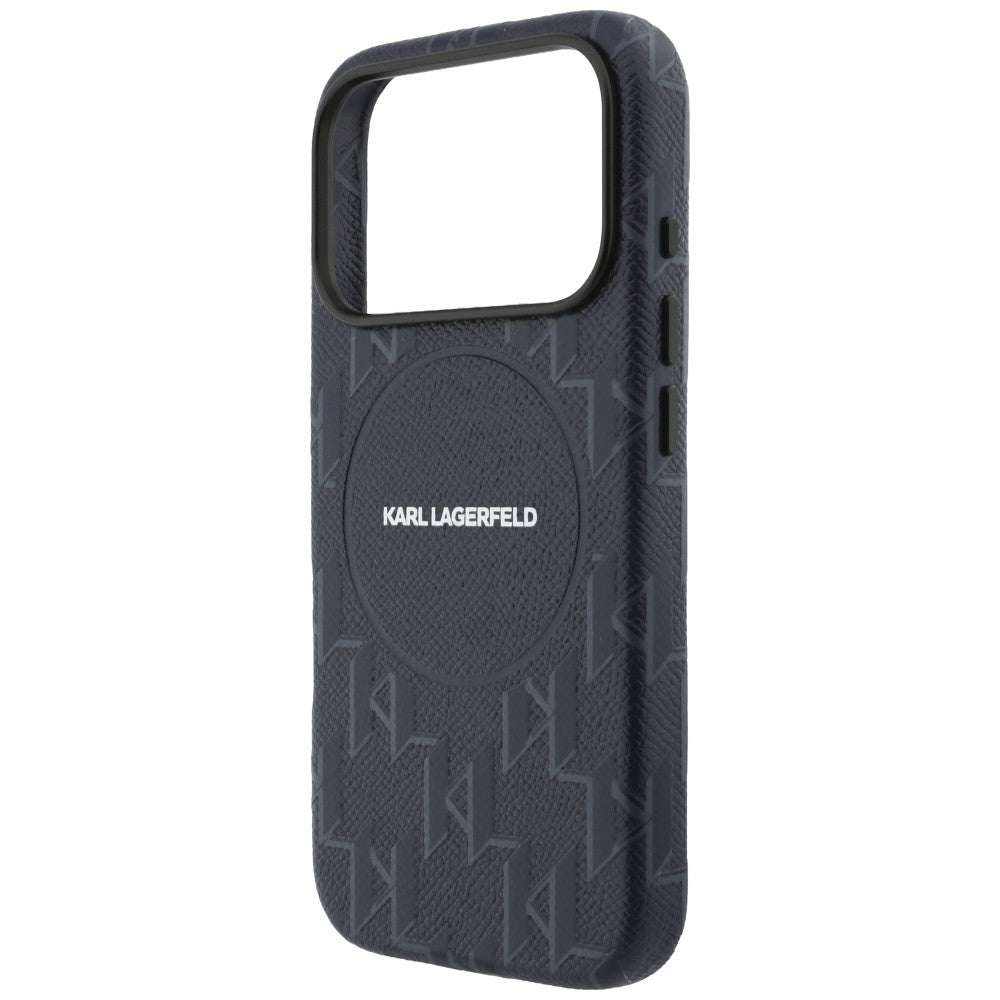 Karl Lagerfeld Monogram Logo MagSafe Case til iPhone 17 Pro - Blå