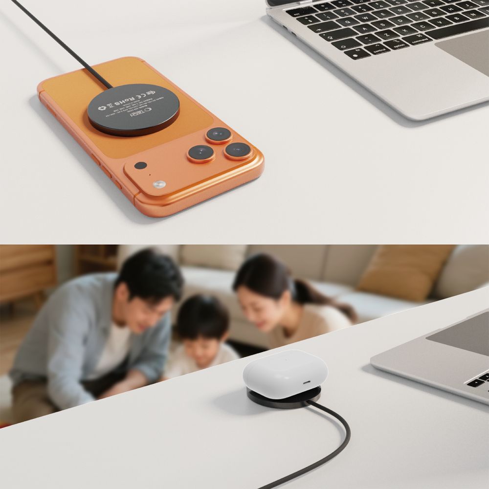 Tech-Protect A50 MagSafe 25W QI2.2 trådløs oplader - sort