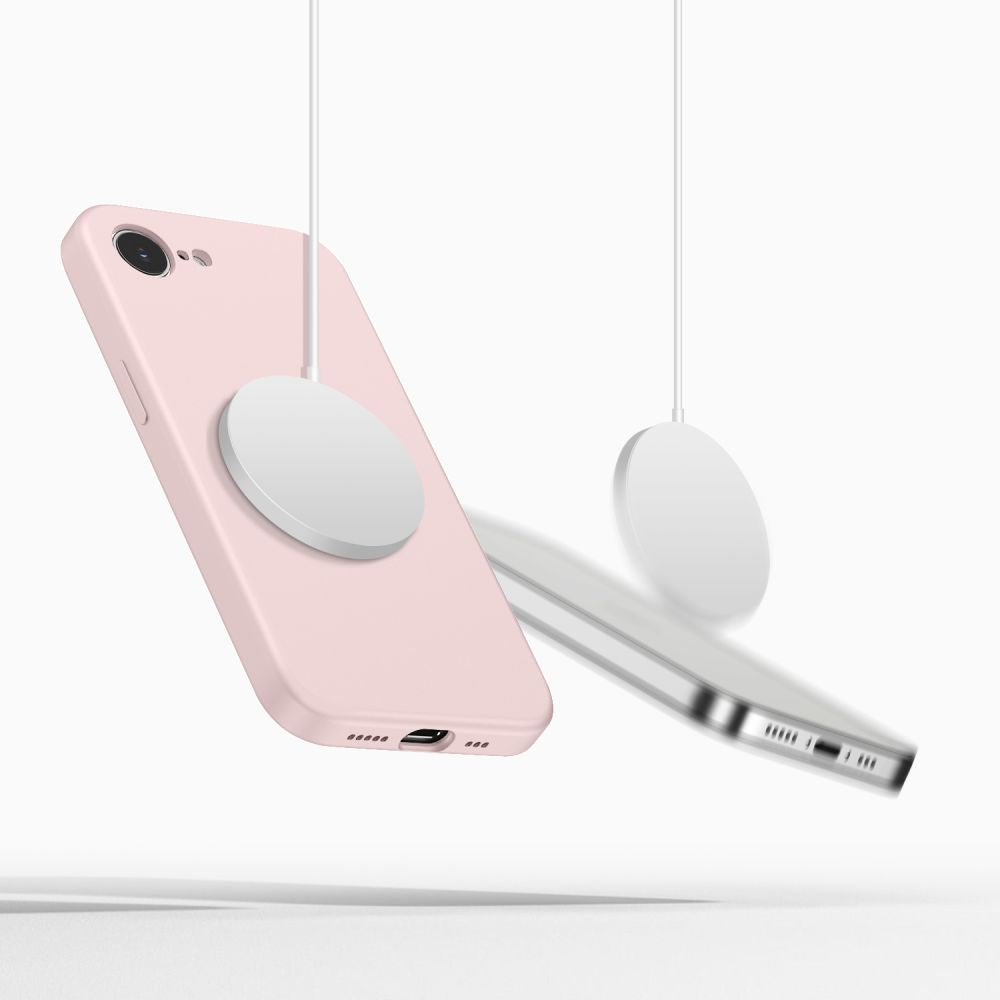 Tech-Protect Silicone MagSafe Case til iPhone 16e / 17e - Pink