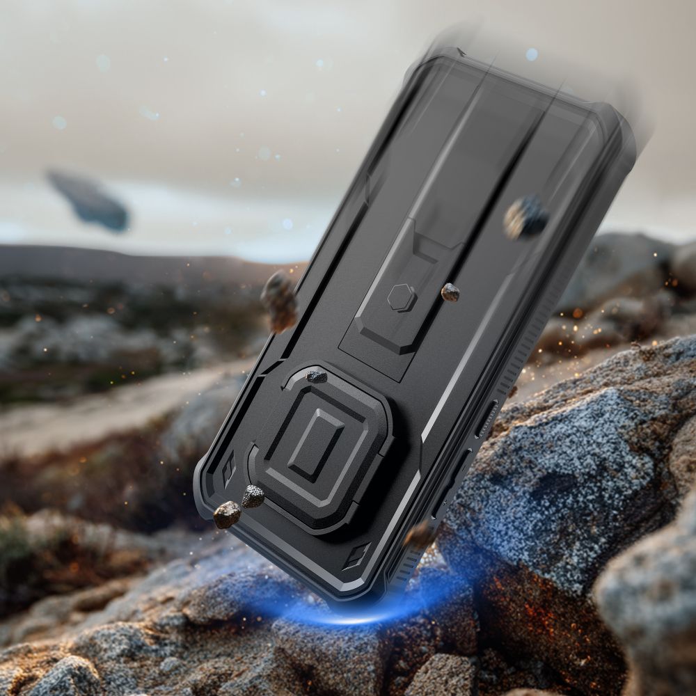 Tech-Protect Kevlar Cam+ 2-sæt kuffert til Xiaomi Redmi Note 15 Pro 5G - sort