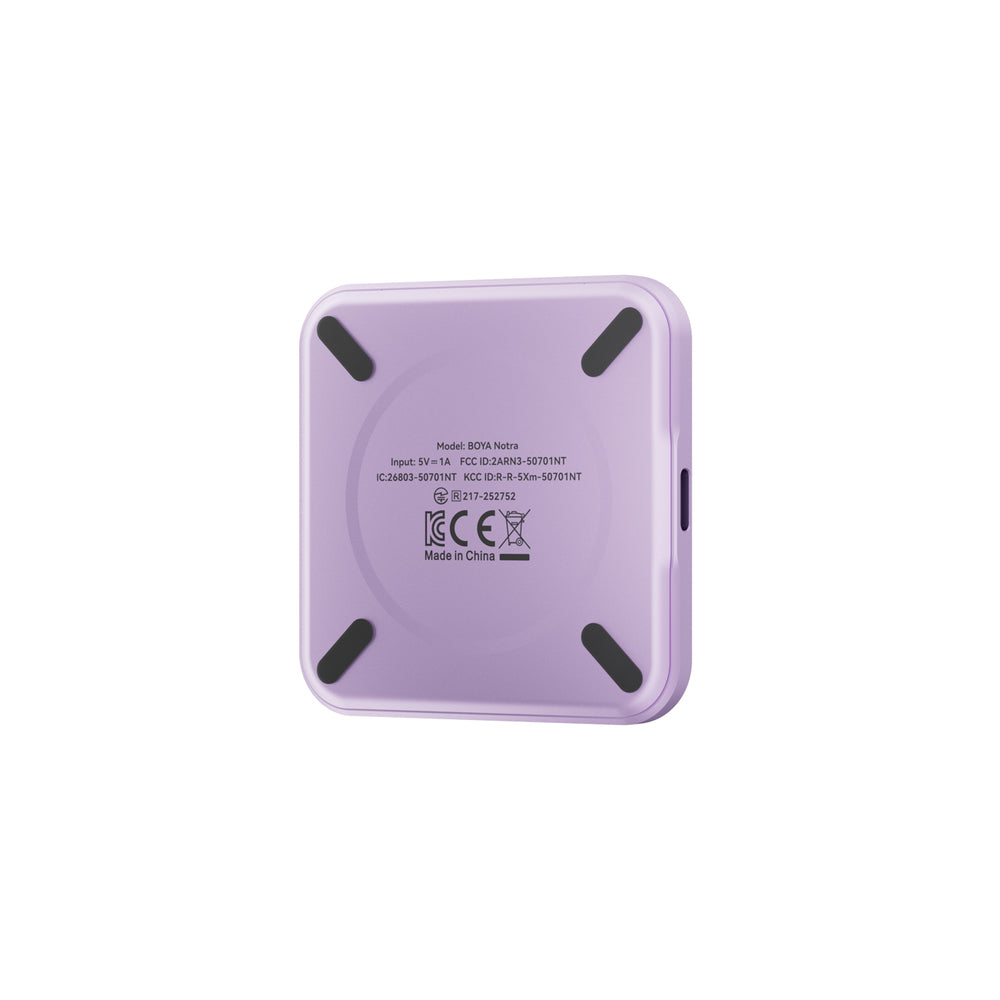 BOYA Notra Voice Recorder med AI Transcription - Purple