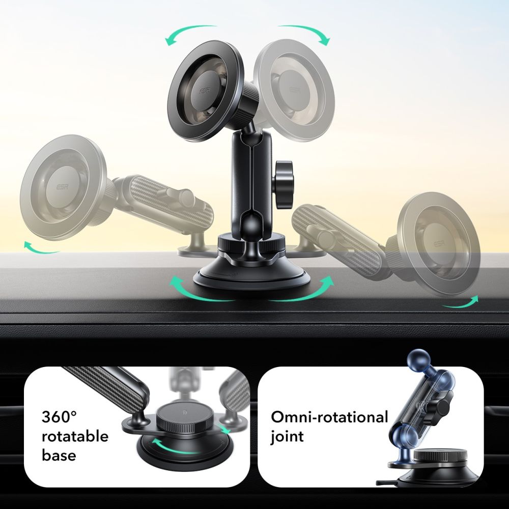 ESR OmniLock MagSafe Cockpit Car Mount - sort