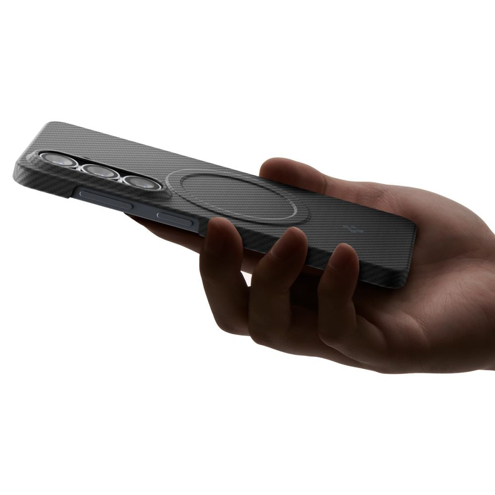 Spigen AirSkin Aramid Mag MagSafe Case til Samsung Galaxy S26 - sort