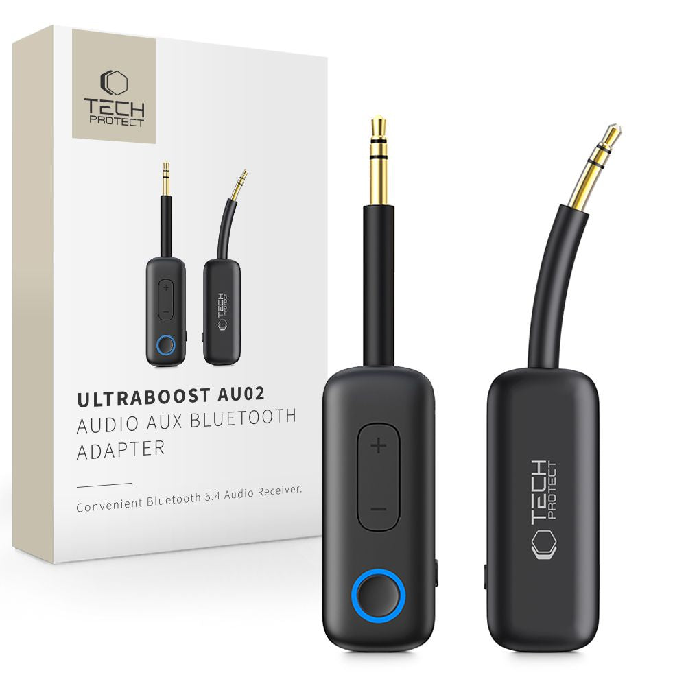 Tech-Protect Ultraboost AU02 Bluetooth 5.4 lydadapter - sort