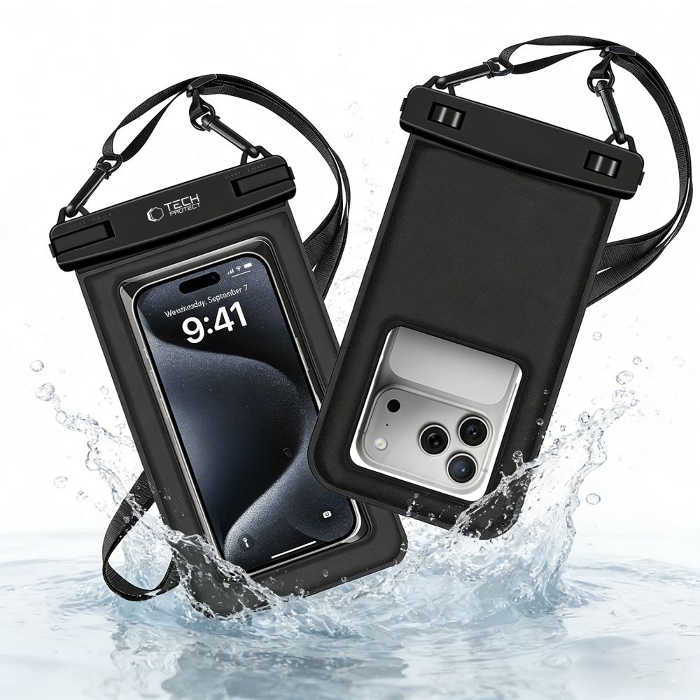Tech-Protect UWC7 vandtæt Case 6.9" - sort