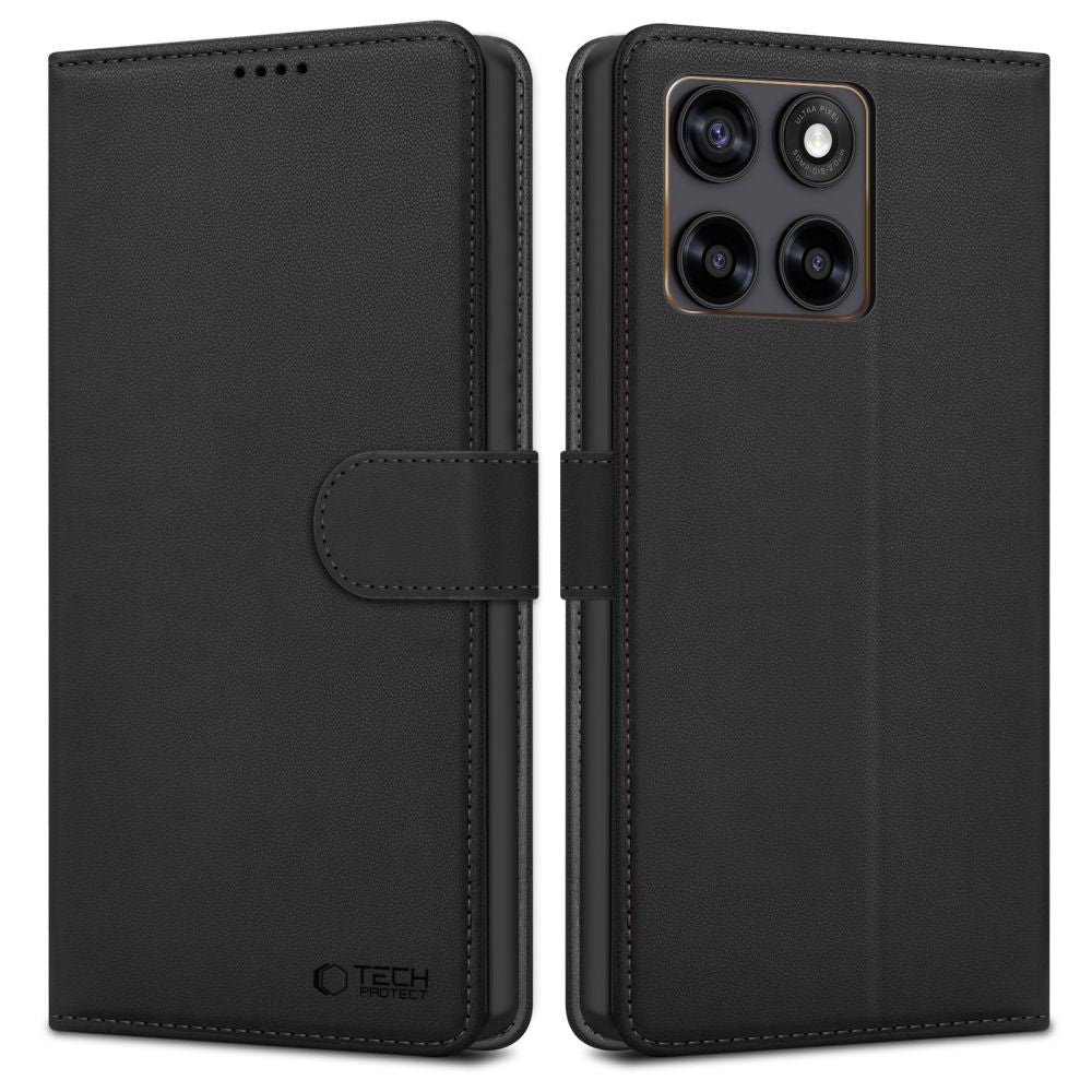 Tech-Protect Wallet Case til Motorola Edge 70 Fusion / Fusion + 5G - sort