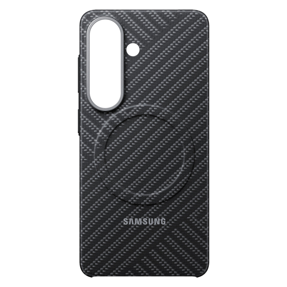 Samsung Carbon Magnet Case til Samsung Galaxy S26, MagSafe Kompatibel - Grå