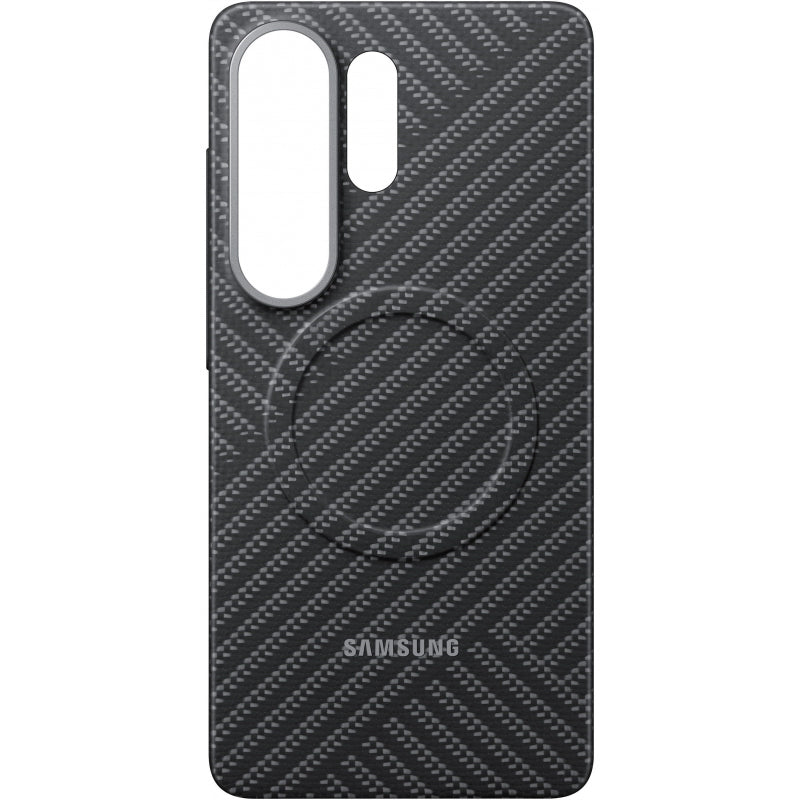 Samsung Carbon Magnet Case til Samsung Galaxy S26 Ultra, MagSafe Kompatibel - Grå
