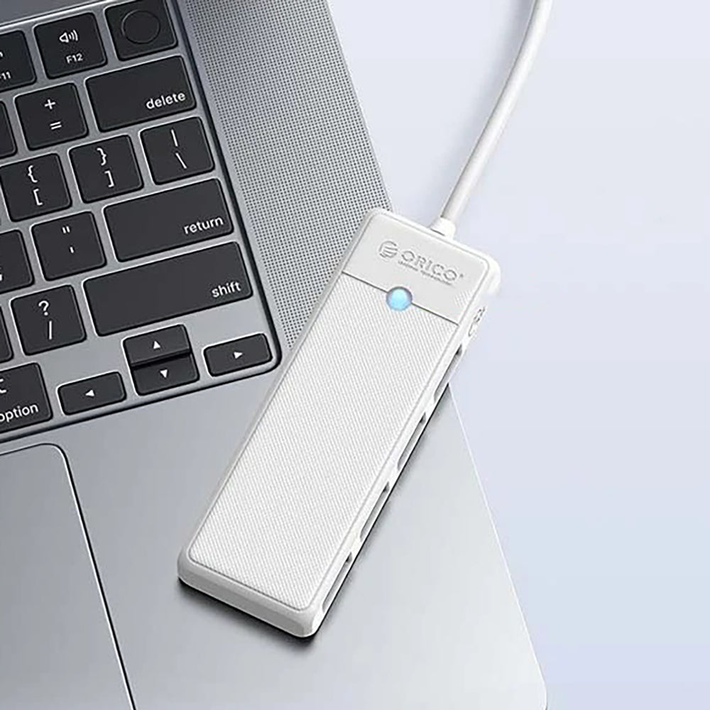 Orico PAPW4A-C3 USB Hub 4-port 4x USB-A 3.0 0.15 m - white