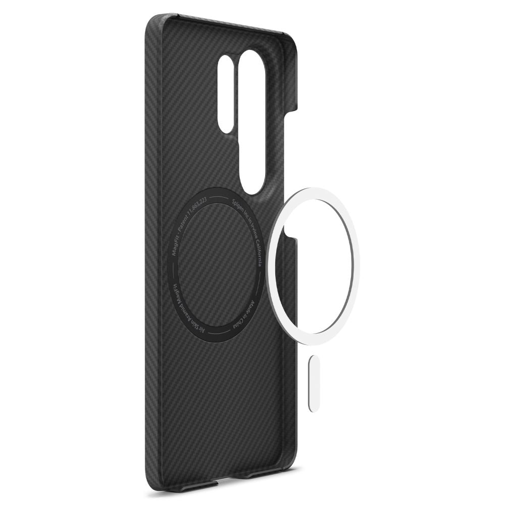 Spigen AirSkin Aramid Mag MagSafe Case til Samsung Galaxy S26 Ultra - sort