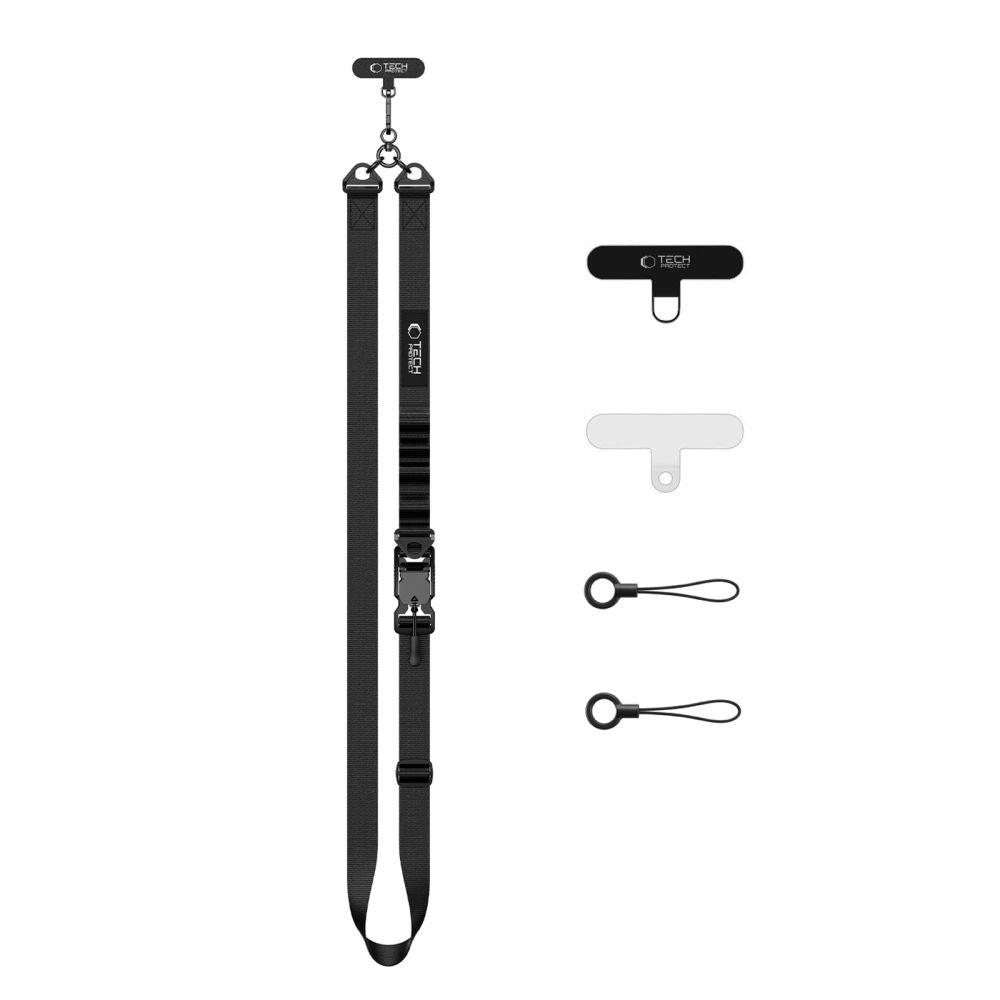 Tech-Protect C9S Rope Crossbody Phone Lanyard - sort