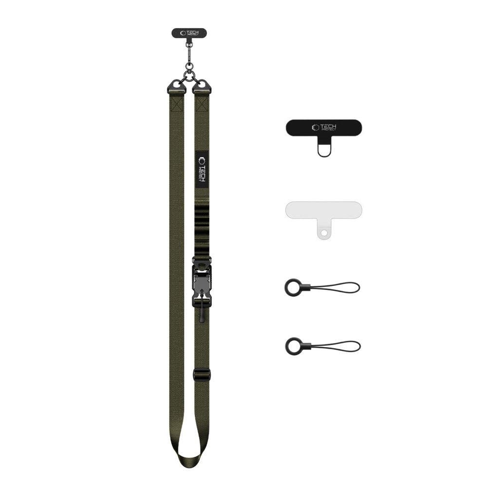 Tech-Protect C9S Rope Crossbody Phone Lanyard - Grøn