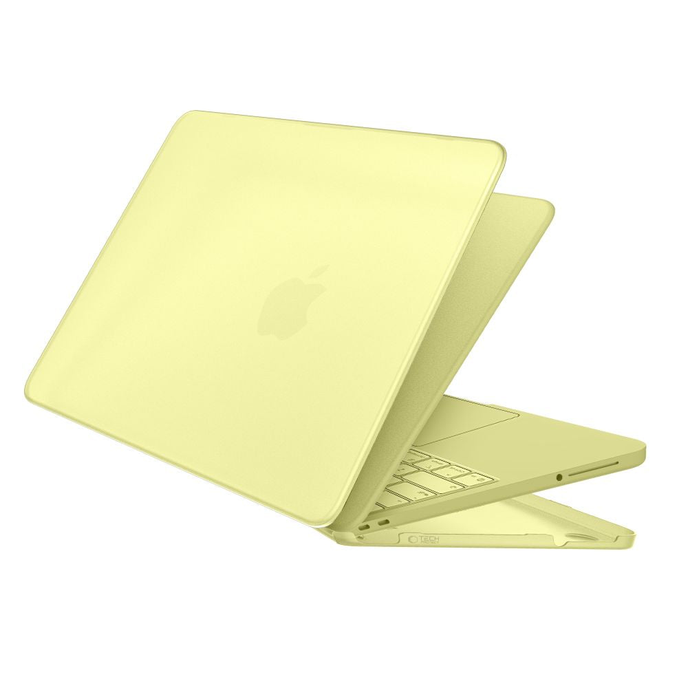Tech-Protect Softshell-kasse til MacBook Neo 13 2026 - matt gul