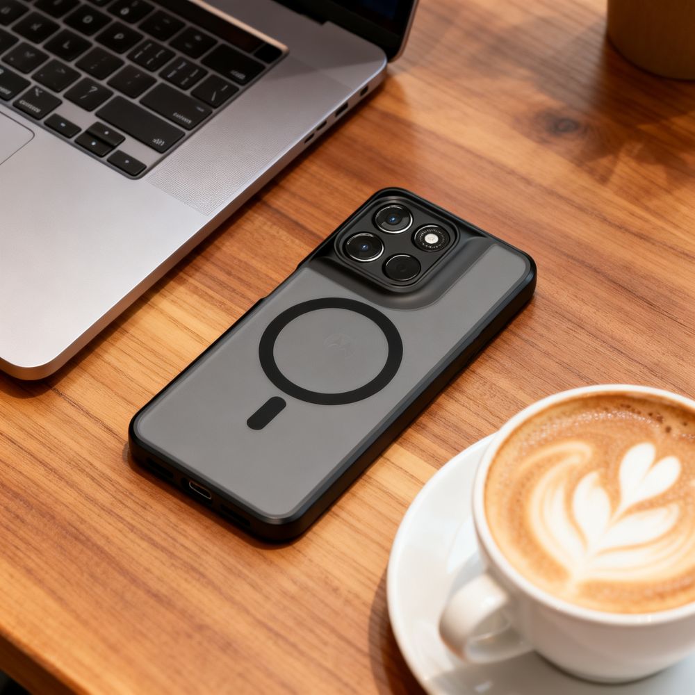 Tech-Protect Magmat MagSafe Case til Motorola Moto G57 Power / G67 Power - Matte Black