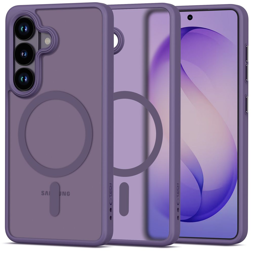 Tech-Protect Magmat MagSafe Case til Samsung Galaxy S26 - Matte Purple