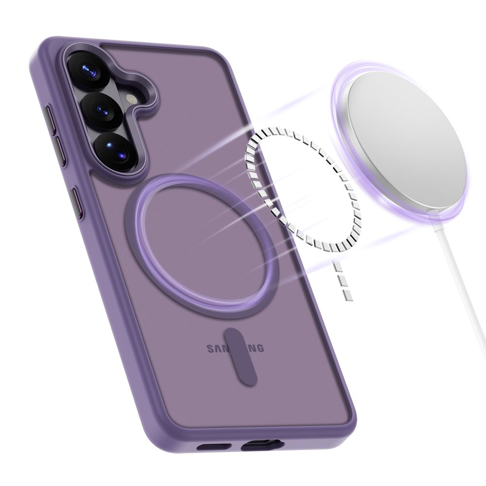 Tech-Protect Magmat MagSafe Case til Samsung Galaxy S26 - Matte Purple