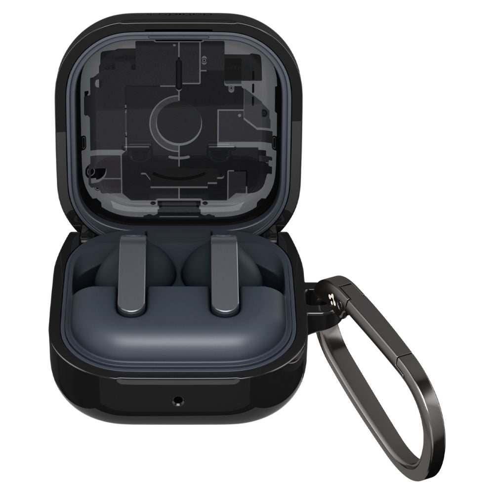 Spigen Ultra Hybrid Zero One Case til Samsung Galaxy Buds 4 / 4 Pro - sort
