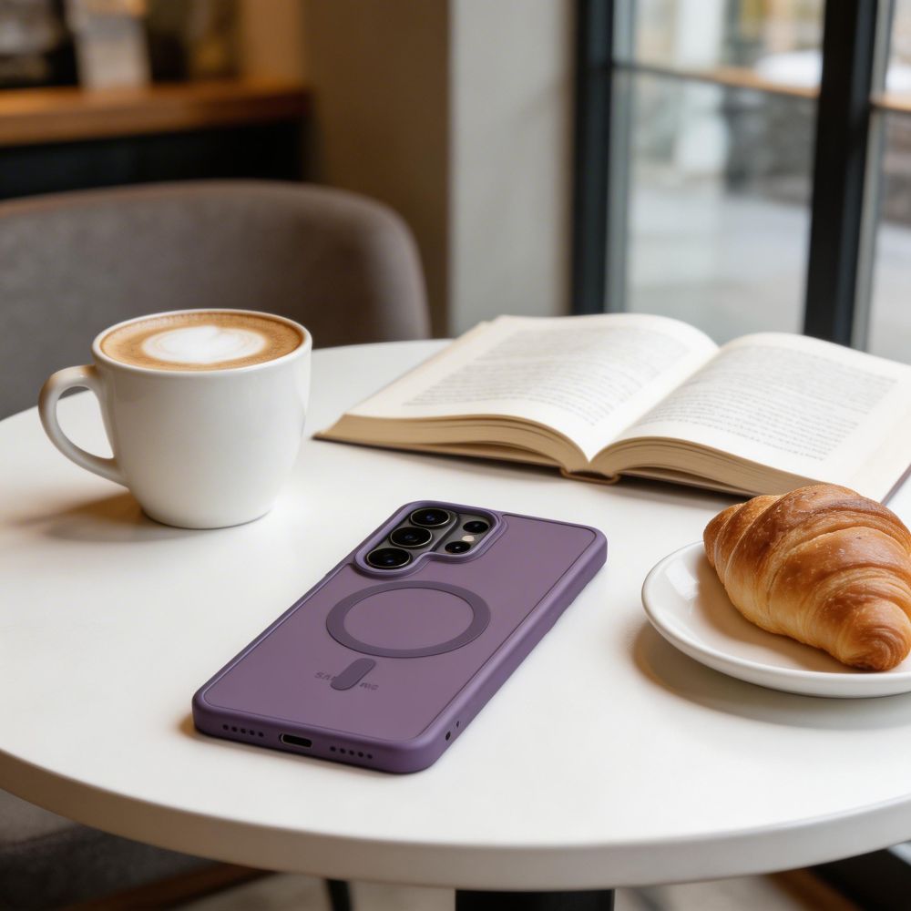 Tech-Protect Magmat MagSafe Case til Samsung Galaxy S26 Ultra - Matte Purple