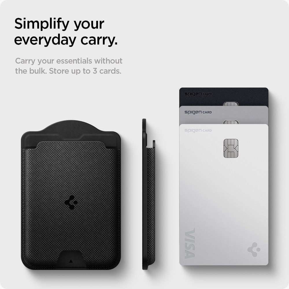 Spigen Urban Fit MagSafe Magnetic Phone Wallet - Black