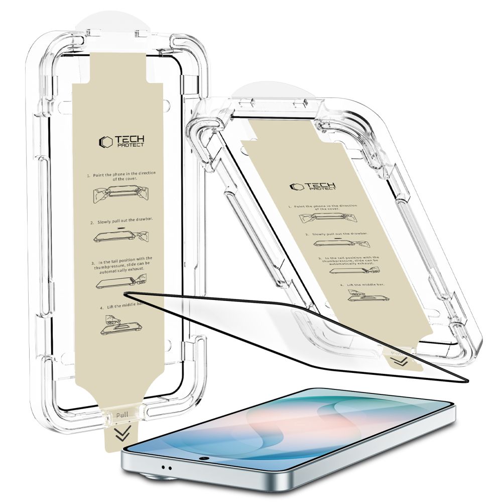 Tech-Protect Quick Set AR+ Anti-Reflective Glass for Samsung Galaxy S26+ - Black