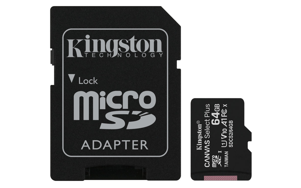 Kingston Canvas Select Plus microSDXC 64GB 100MB/s
