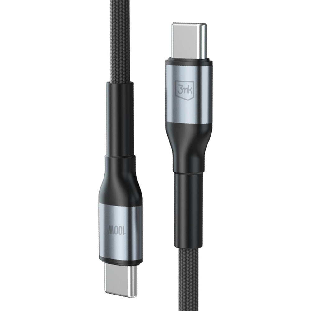 3mk Hyper Cable N-SERIES USB-C / USB-C 1.5m PD 3.0 QC 3.0 20V / 5A 100W - black