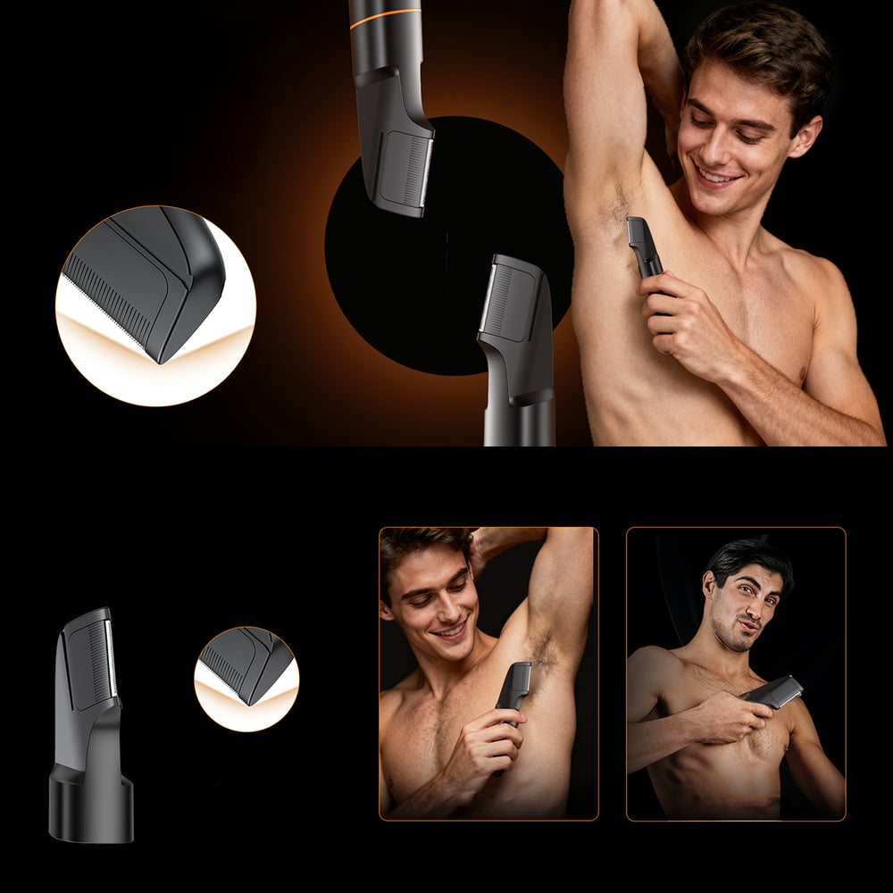MAXGROOM LK-892 multifunctional trimmer with replaceable tips - black